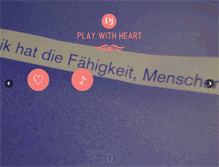 Tablet Screenshot of djplaywithheart.com